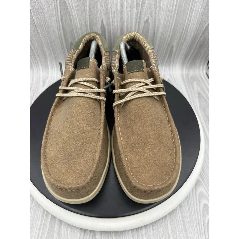 Hey Dude Paul Classic Loafers Mens Size 12 Nut Brown Slip On Casual Shoes Shoes